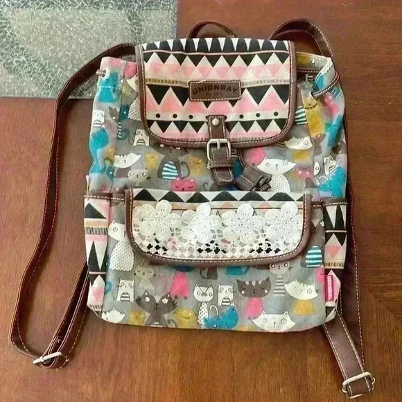 Y2K UNIONBAY drawstring bookbag - Picture 1 of 7